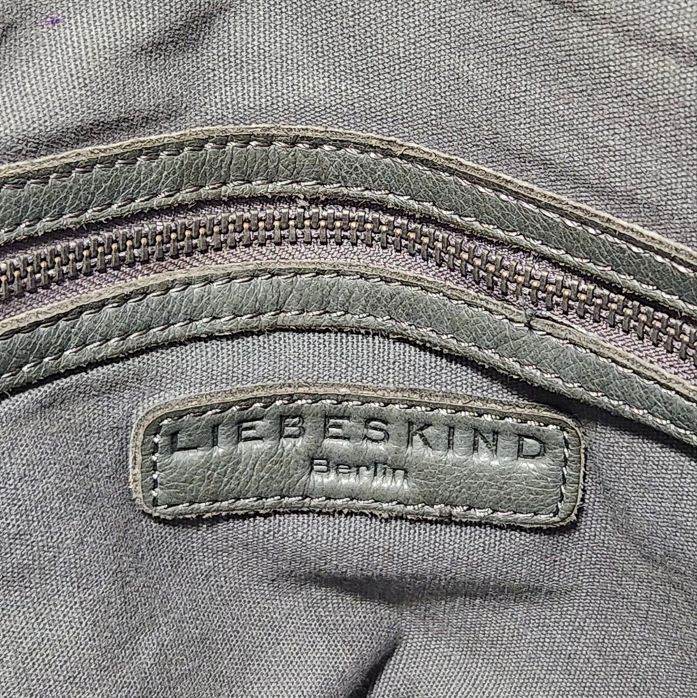 Liebskind Distressed Leather Satchel with Removable Shoulder Strap - Picture 4 of 14